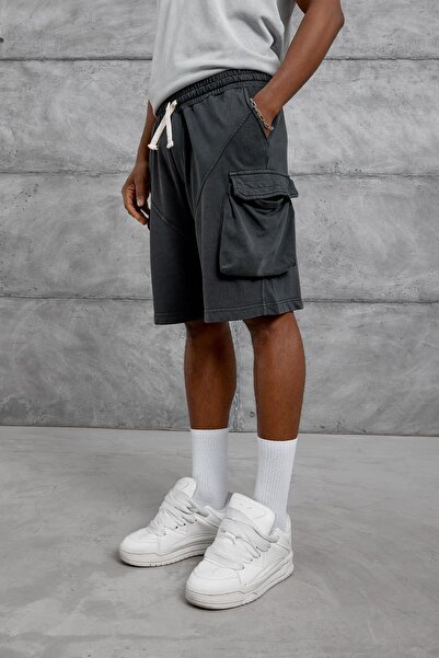 NOMARC Smoked Washable Cargo Pocket Oversize Sort