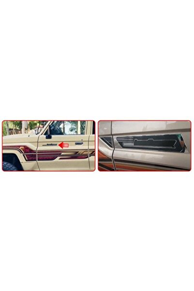 Qc Premium Toyota Land Cruiser Side Emblem Cover for LC70 Series