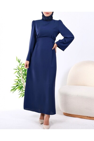 Modamorfo Hakim Collar Belted Dress -Parliament