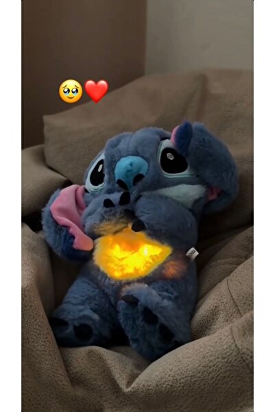 SHAMİRA Nefes alan Stitch uyku arkadaşı mavi renk