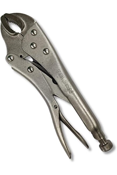 TOLSEN 10in 250mm Locking Mole Wrench Vice Vise Grips Curved Jaw Lock Clamp P...