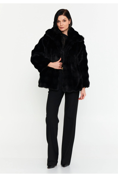 1way luxury fur coat
