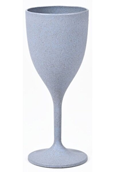 REuse Reusable Wine Glass | 250 ml | Coffee Husks | Azur Grey