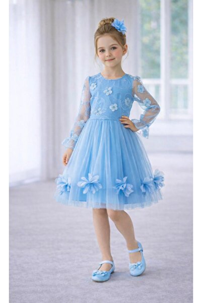 TONTİŞLER BEBEK VE ÇOCUK GİYİM Kız çocuk bayramlık veya 23 Nisan tören elbise...