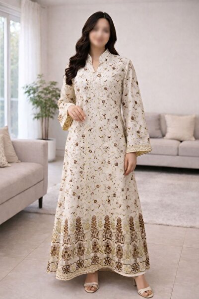 ELLA Modern embroidered Kuwaiti jalabiya