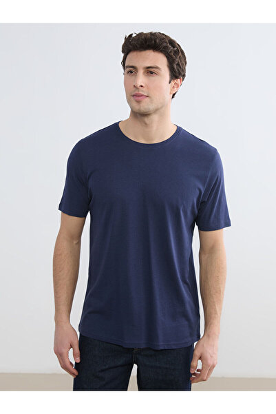 LC Waikiki Ozmarka New Season Crew Neck Modal Men's T-Shirt