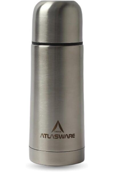Atlasware Insulated Stainless Steel Bottle 350ml with Double Lids and Cup