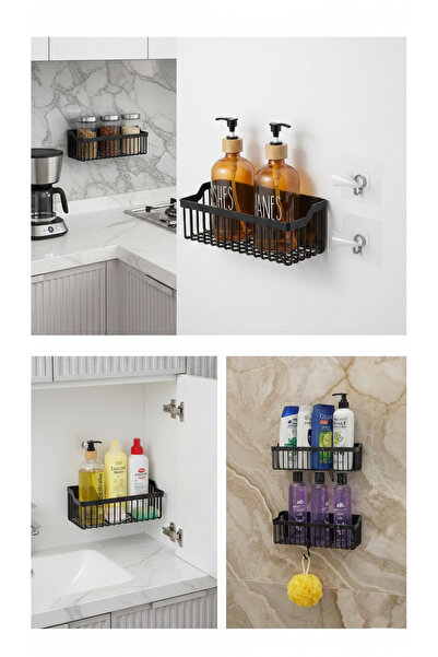 WOOF HOME Yapışkanlı Banyo ve Mutfak Organizeri