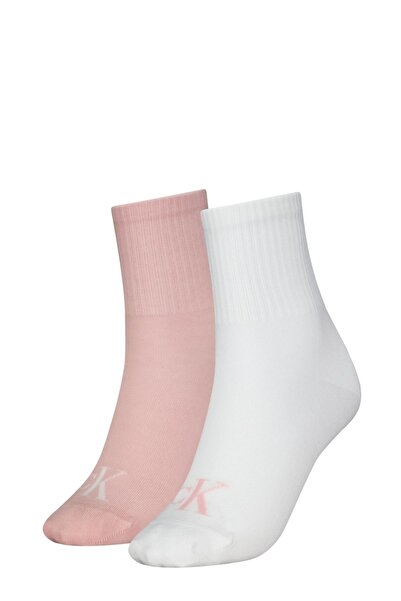 Calvin Klein Ckj Women's Sneaker 2-Pack Cotton Socks