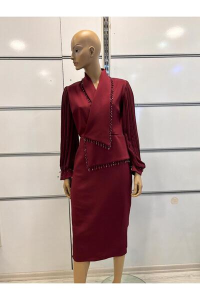 BORDO MİDİ ABİYE