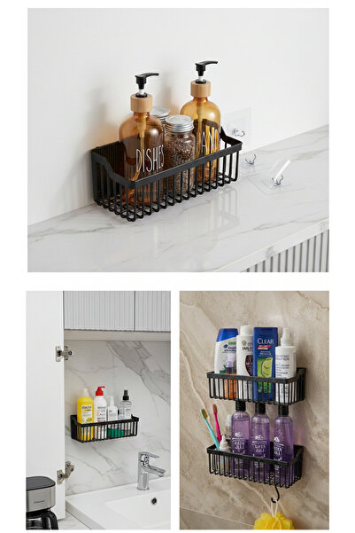 WOOF HOME Yapışkanlı Banyo ve Mutfak Organizeri