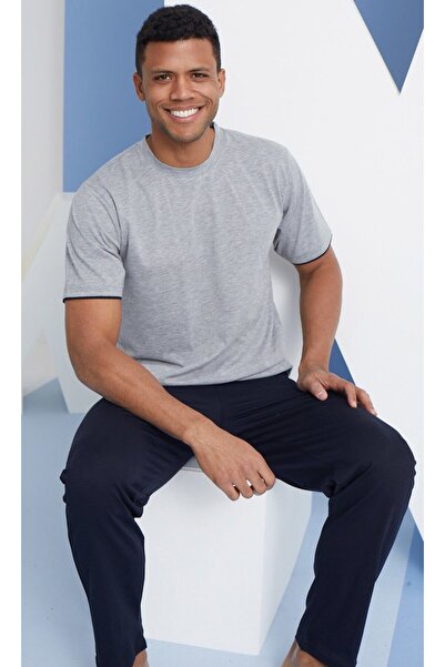 KLY 100% Cotton O Neck 3 Piece Pajama Set 9605