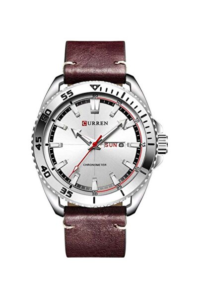 Curren Men's Water Resistant Analog Watch 8272 - 45 mm - Brown