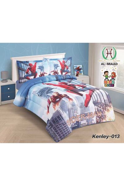 ALMIADD KENLEY Summer Children's Bed Set with Famous Cartoon Characters, 4 Pi...