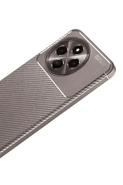 isiltikidsmoda Newface Tecno Spark 30 Pro Case Auto Focus Carbon Cover - Gray