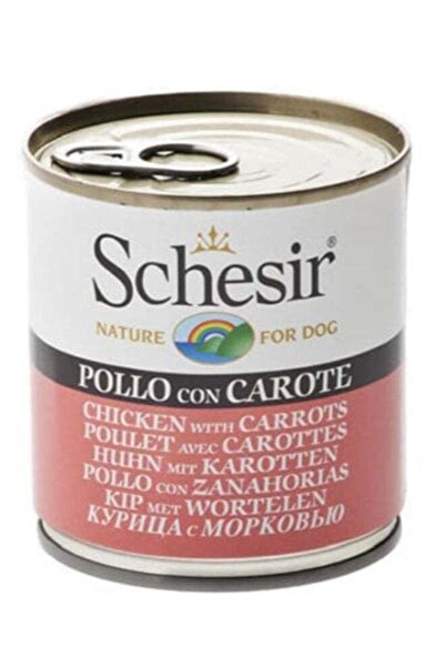 Schesir Natural Chicken Fillet with Carrot for Dogs