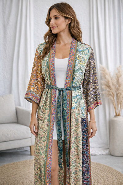 Dervişan İpekçilik %100 Saf İpek Premium Kimono – Zamansız Şıklık & Lüks Dokunuş