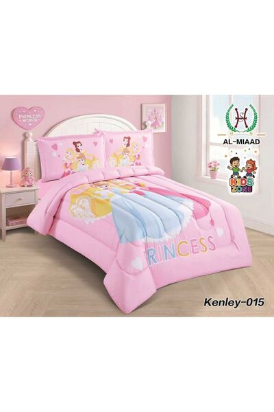 ALMIADD KENLEY Summer Children's Bed Set with Famous Cartoon Characters, 4 Pi...