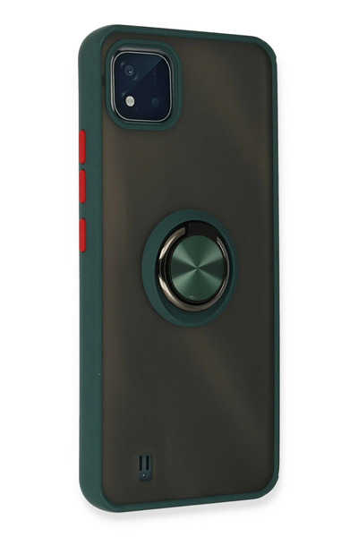 isiltikidsmoda Newface Realme C11 2021 حافظة مونتريال من السيليكون مع حلقة - ...