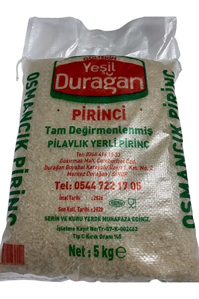 YEŞİL DURAĞAN Gültekin Osmancık Pilavlık Yerli Pirinç 5 Kg