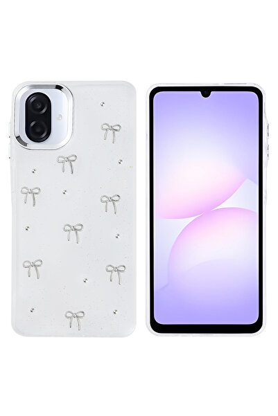 TechTrove Embossed D Patterned S Glittery Transparent A+ Quality Cover Compat...