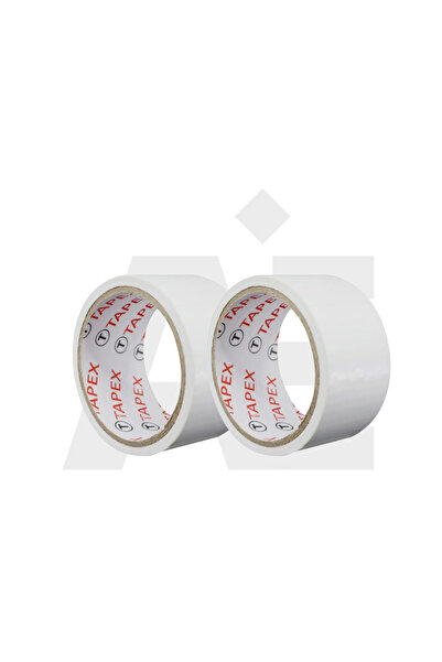 JuneThree Bez Tamir Bantı Çadır Tamir Bant (DUCT TAPE) 44mmx15mt Beyaz ( 2 Ad...