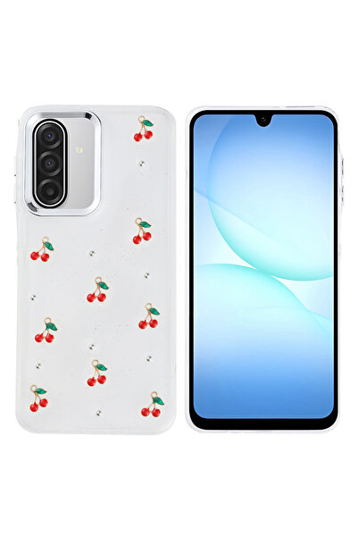 TechTrove Embossed D Patterned S Glittery Transparent A+ Quality Cover Compat...