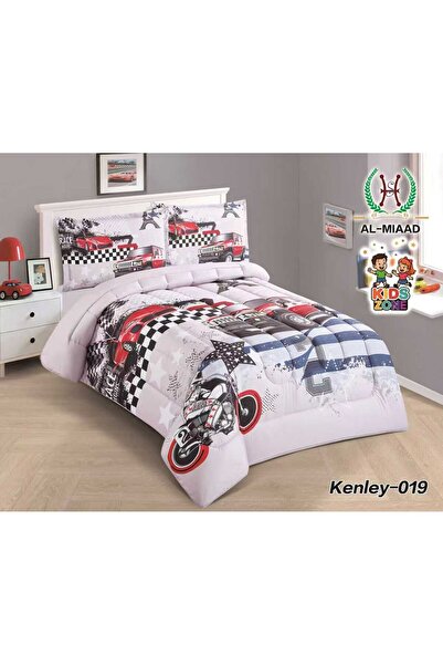 ALMIADD KENLEY Summer Children's Bed Set with Famous Cartoon Characters, 4 Pi...