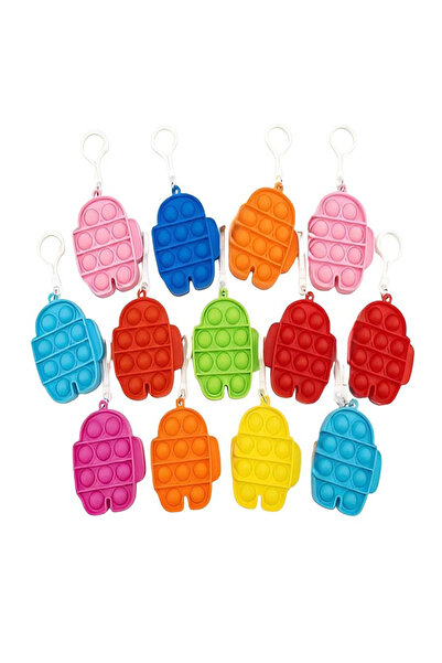 Hyd 20 Adet Oyuncak Uzaylı Popit Anahtarlıklı Karne Hediyesi Doğum Günü Hediy...