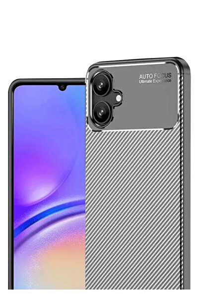 isiltikidsmoda Newface Samsung Galaxy A06 Case Auto Focus Carbon Cover - Gray