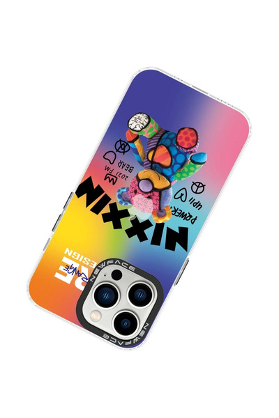 isiltikidsmoda Newface iPhone 14 Pro Case Estoril Patterned Cover - Estoril - 11