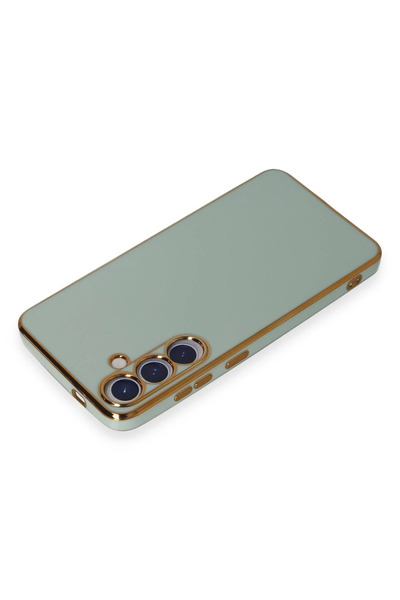 isiltikidsmoda Newface Samsung Galaxy S24 Case Volet Silicone - Light Green