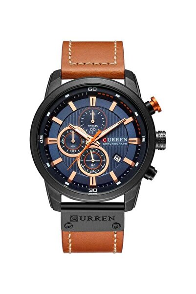 Curren Men's Stylish Analog Wrist Watch - 38 mm - Brown