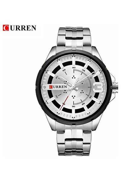 Curren Men's Stylish Analog Wrist Watch - 38 mm - Silver