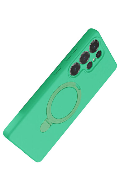 isiltikidsmoda Newface Samsung Galaxy S23 Ultra Regal Magsafe Stand Cover - G...