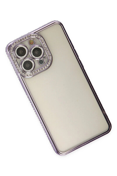 isiltikidsmoda Newface iPhone 14 Pro Case Joke Stone Silicone - Purple