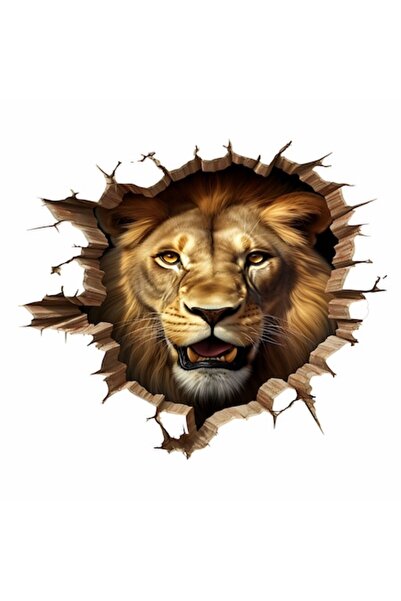 OEM 3D Lion Wall Sticker