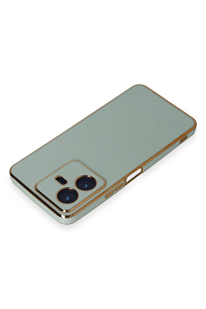 isiltikidsmoda Newface Vivo Y22 2022 Case Volet Silicone - Light Green