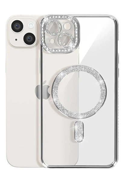 isiltikidsmoda Newface iPhone 15 Case Joke Silvery Magneticsafe Case - Silver