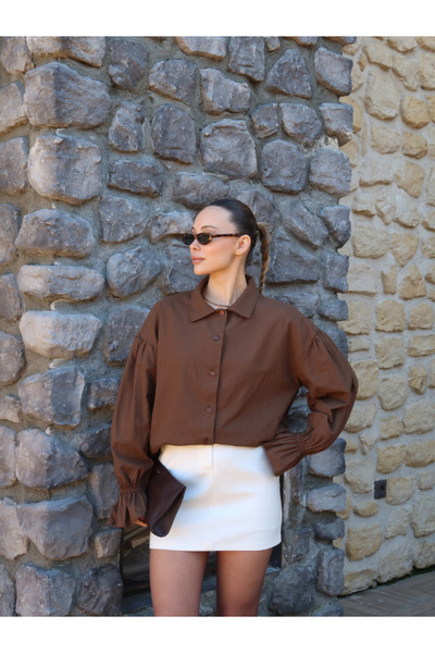 thelowely Shrinkled Sleeves Shirt