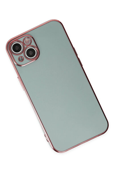 isiltikidsmoda Newface iPhone 14 Case Volet Silicone - Light Green