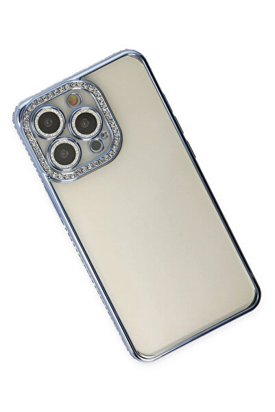 isiltikidsmoda Newface iPhone 14 Pro Case Joke Stone Silicone - Blue