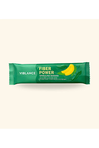 Viblance Baton Fiber Power – banană și spirulină