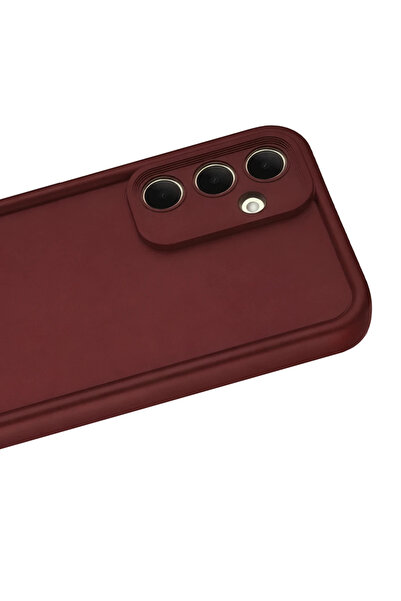 isiltikidsmoda Newface Samsung Galaxy A56 Case Viera Silicone - Burgundy