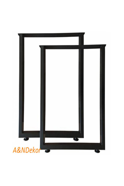 andekor Picior de masă pătrat Picior metalic Picior de mobilier metalic