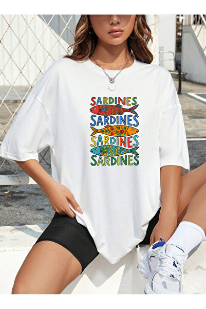 SUNFREE Popular Images Mix Printed Short Sleeve Crew Neck Women's Combed Cott...