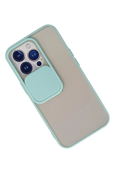 isiltikidsmoda Newface iPhone 13 Pro Case Palm Frosted Camera Sliding Silicon...