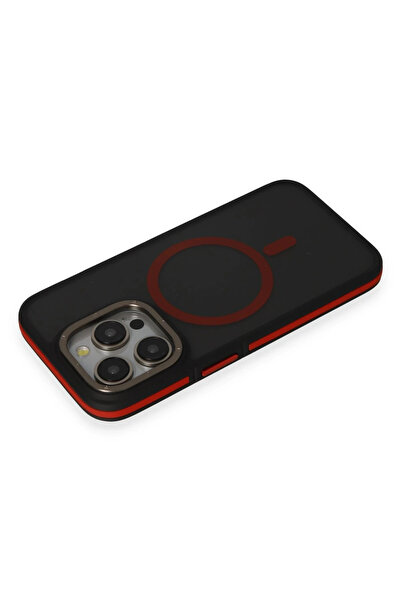 isiltikidsmoda Joko iPhone 15 Pro Rocky Magsafe Cover - Black-Red