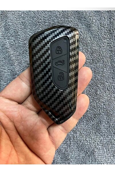 CİHAN GROUP Seat Leon and Fr Mk4 2021+ Compatible Carbon Key Protection Case ...