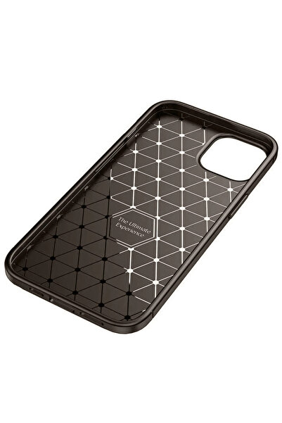 isiltikidsmoda حافظة Newface لهاتف آيفون 14 من الكربون بتركيز تلقائي - بني